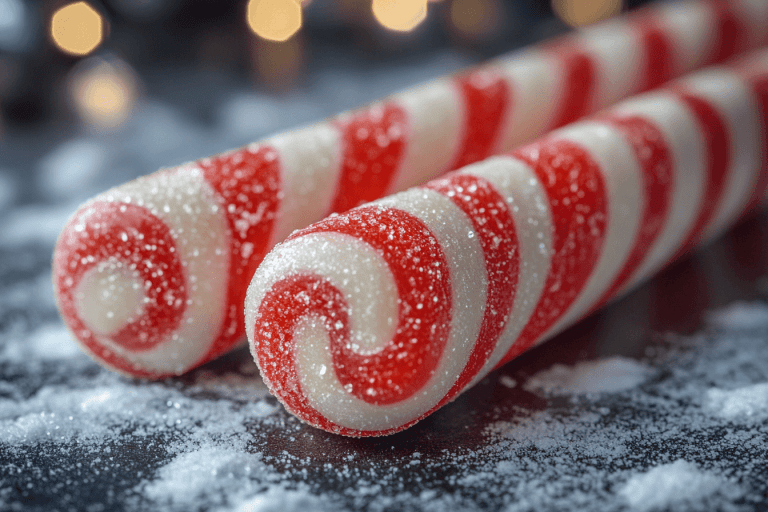 Festive Peppermint Candy Canes: Bali Recipe for Families
