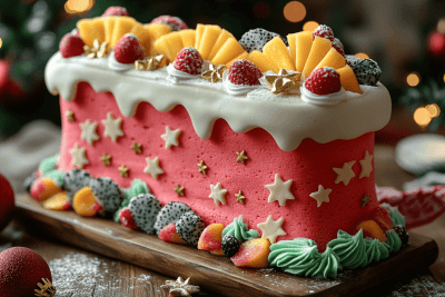 Create Festive Joy with Santa’s Stocking Cake for Kids in Bali