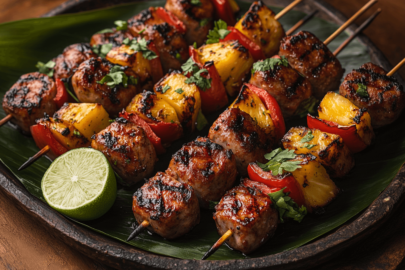 Easy Sausage, Bacon & Mushroom Skewers Recipe | steps To Prepare-5
