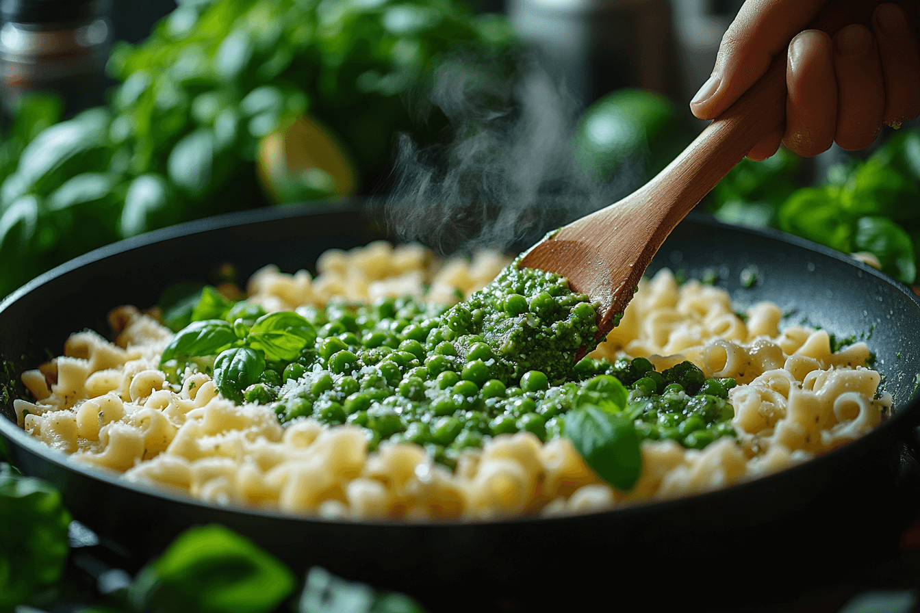 Pea Pesto Pasta Shapes: A Bali-Inspired Weaning Recipe | Steps To Prepare-3