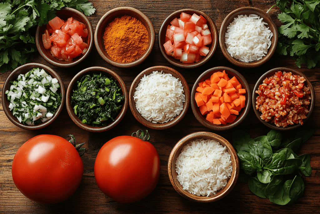Easy and Tasty Stuffed Tomatoes Recipe for Kids in Bali | Ingredients
