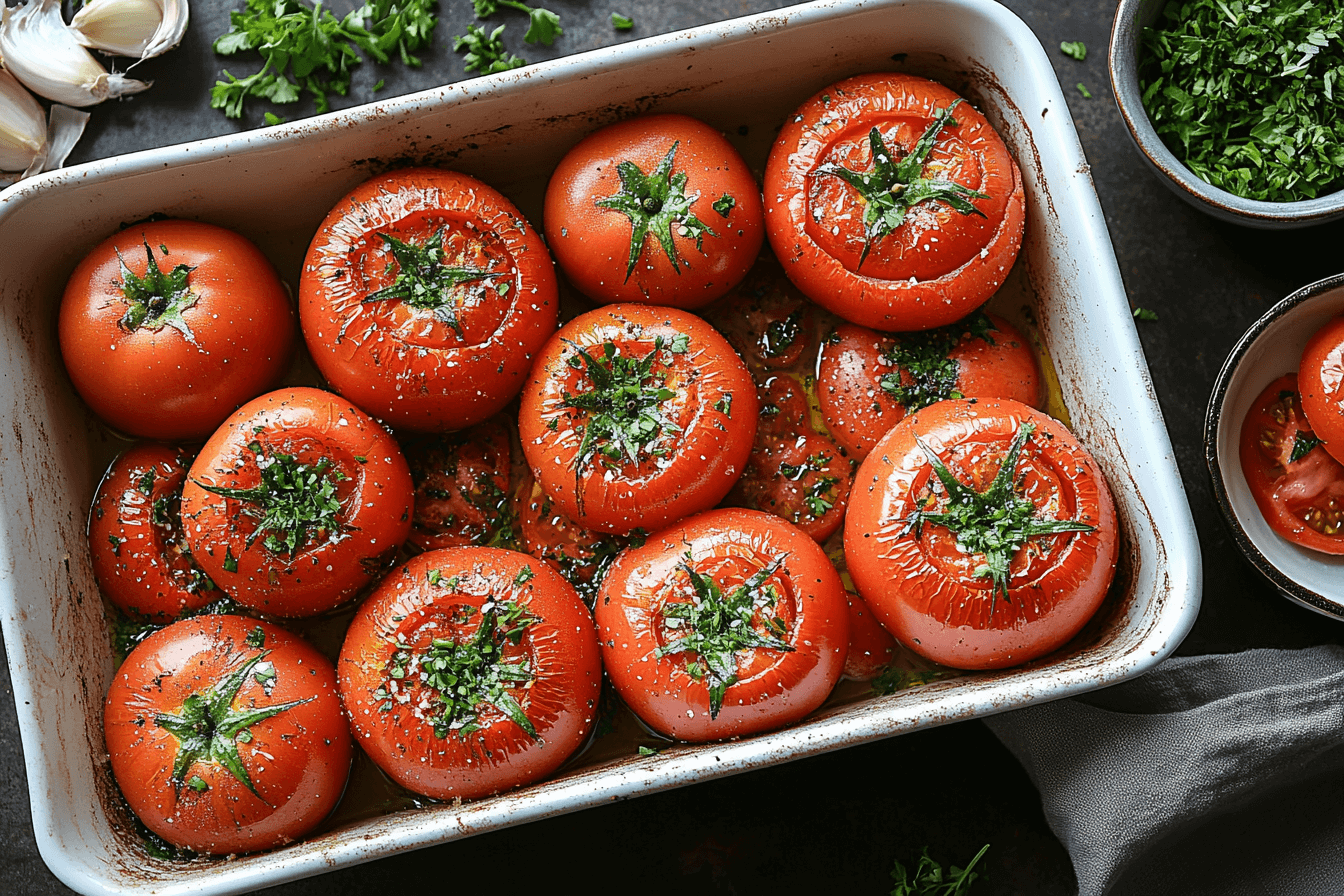 Easy and Tasty Stuffed Tomatoes Recipe for Kids in Bali | Steps To Prepare-1