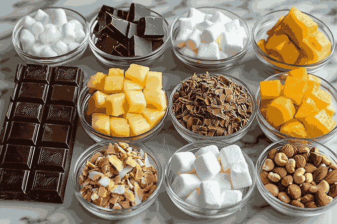 Тропический Rocky Road на Бали | Ингредиенты