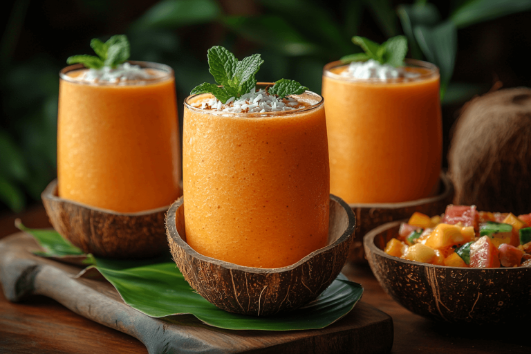 Kid-Friendly Breakfast Smoothie in Bali