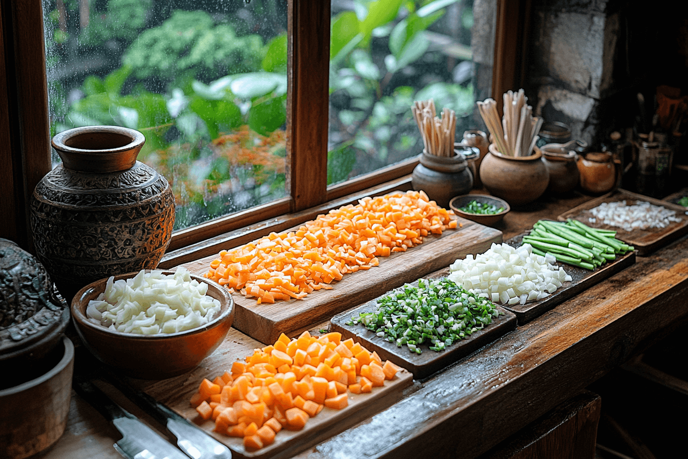 How to Make Soboro Don: A Kid-Friendly Three-Color Bowl in Bali | Steps To Prepare-1