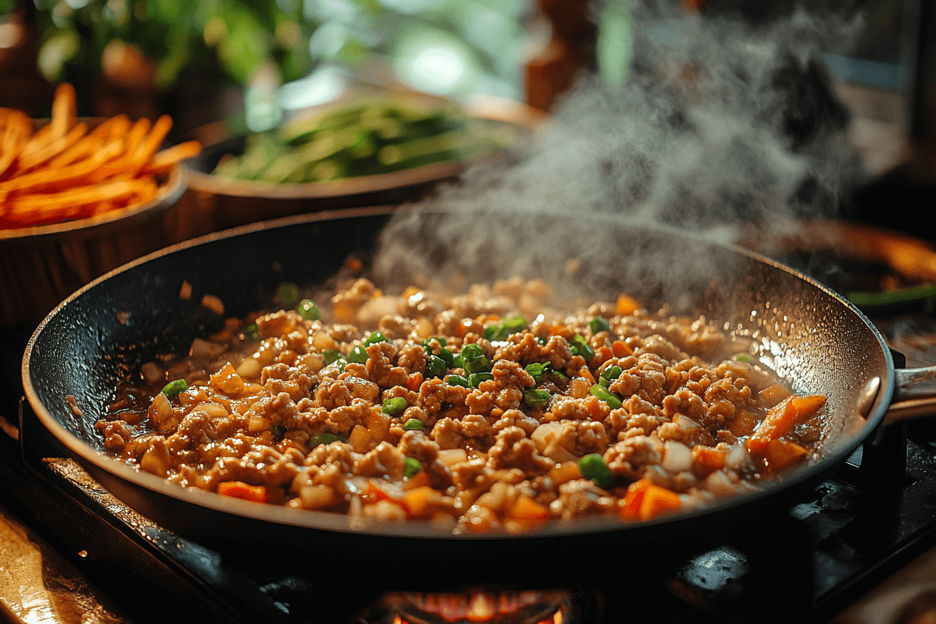 How to Make Soboro Don: A Kid-Friendly Three-Color Bowl in Bali | Steps To Prepare-2