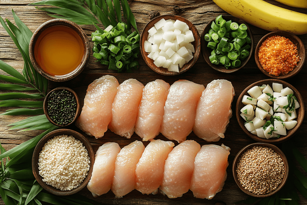Delicious Teriyaki Chicken for Families in Bali | Ingredients