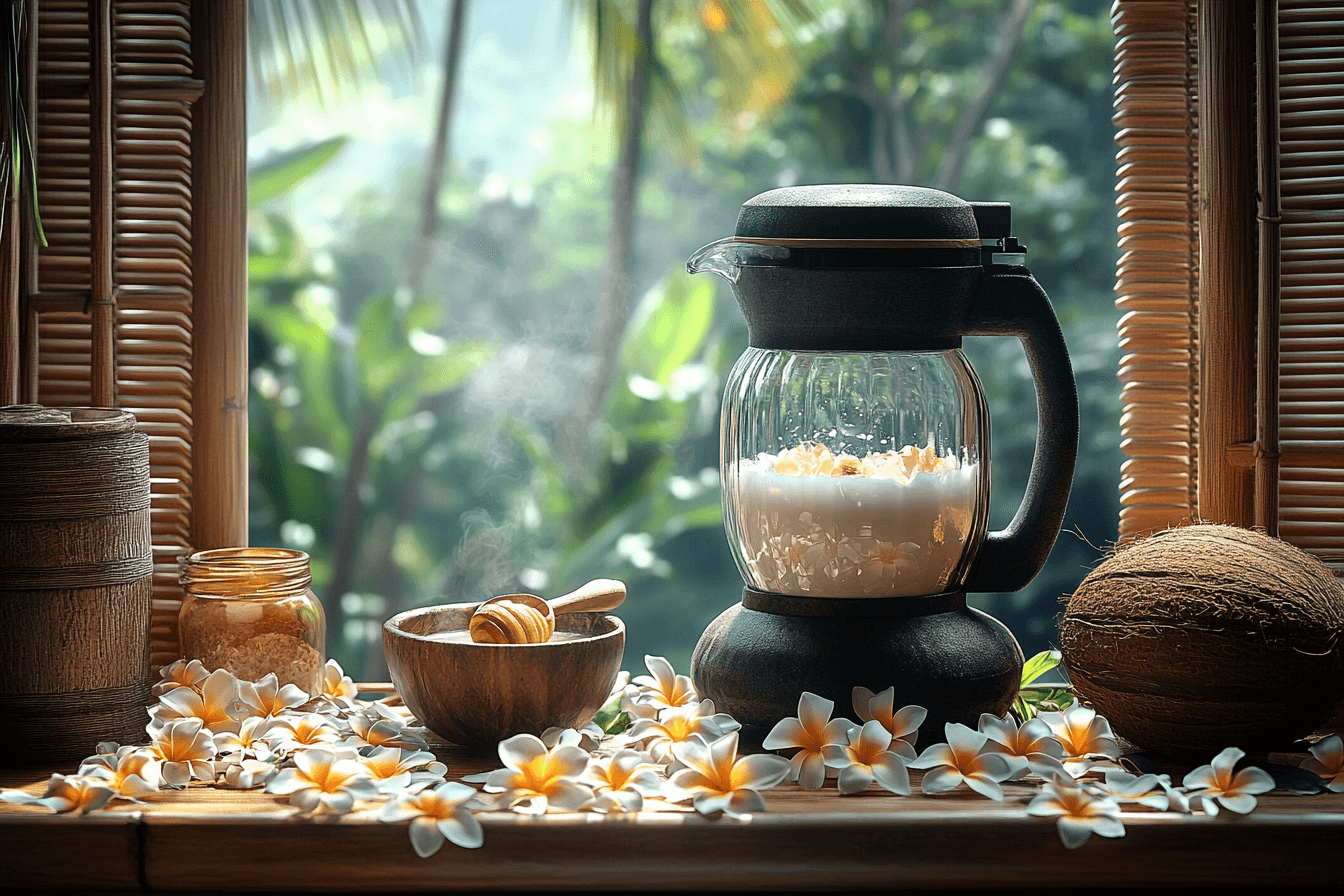 Tropical Kale Smoothie in Bali | Steps To Prepare-2