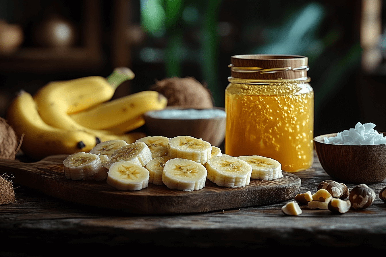 Banana, Honey & Hazelnut Smoothie in Bali | Steps-1