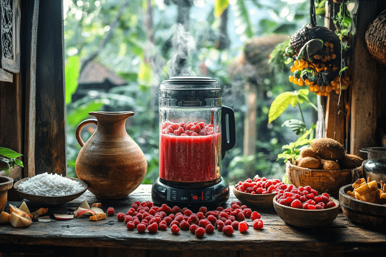 Tropical Raspberry-Apple Smoothie in Bali | Steps To Prepare-3