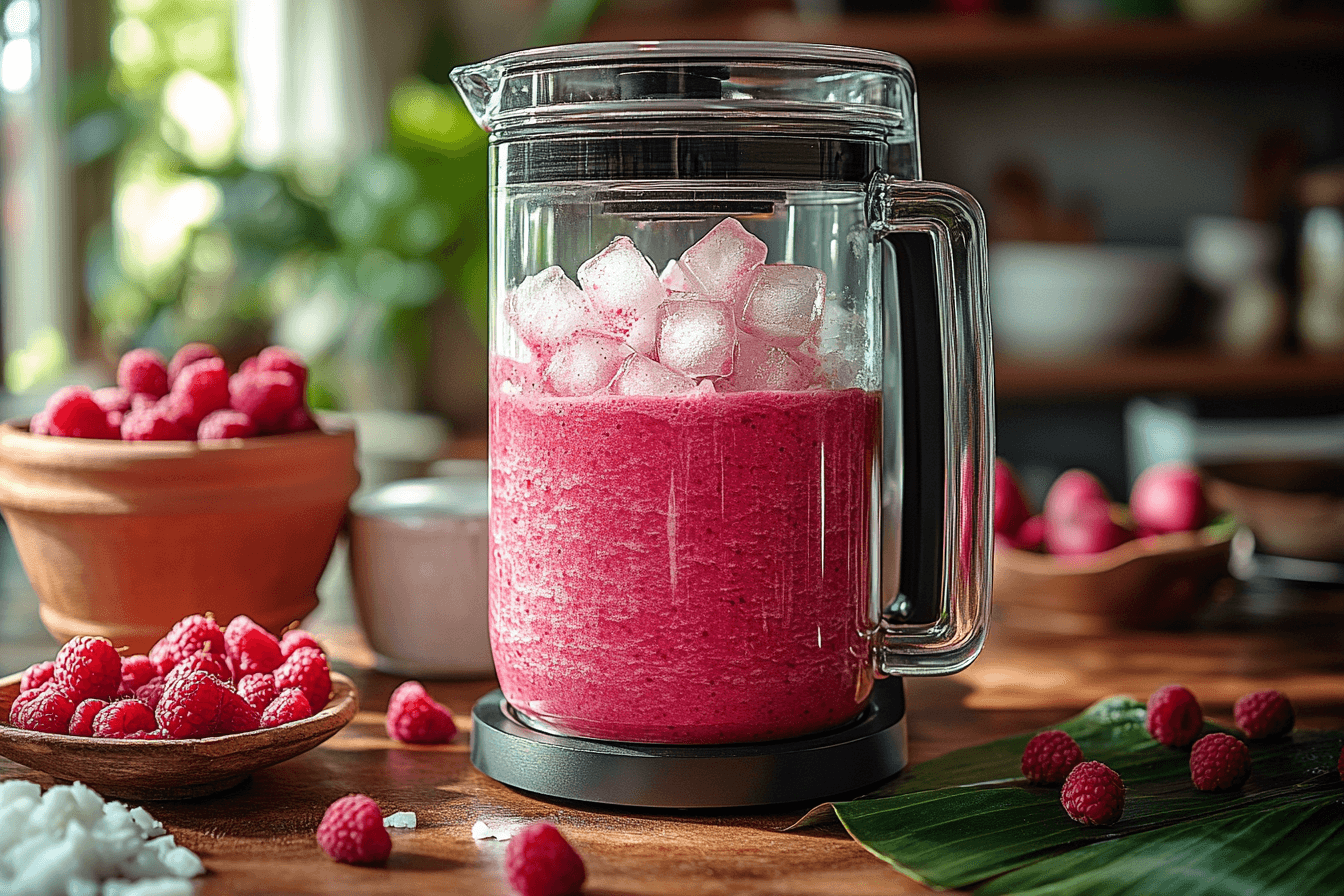 Tropical Raspberry-Apple Smoothie in Bali | Steps To Prepare-4