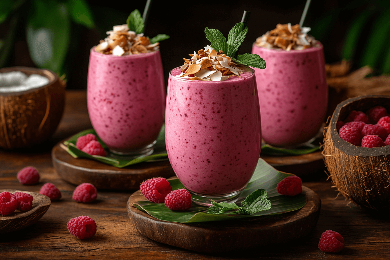 Tropical Raspberry-Apple Smoothie in Bali | Steps To Prepare-5