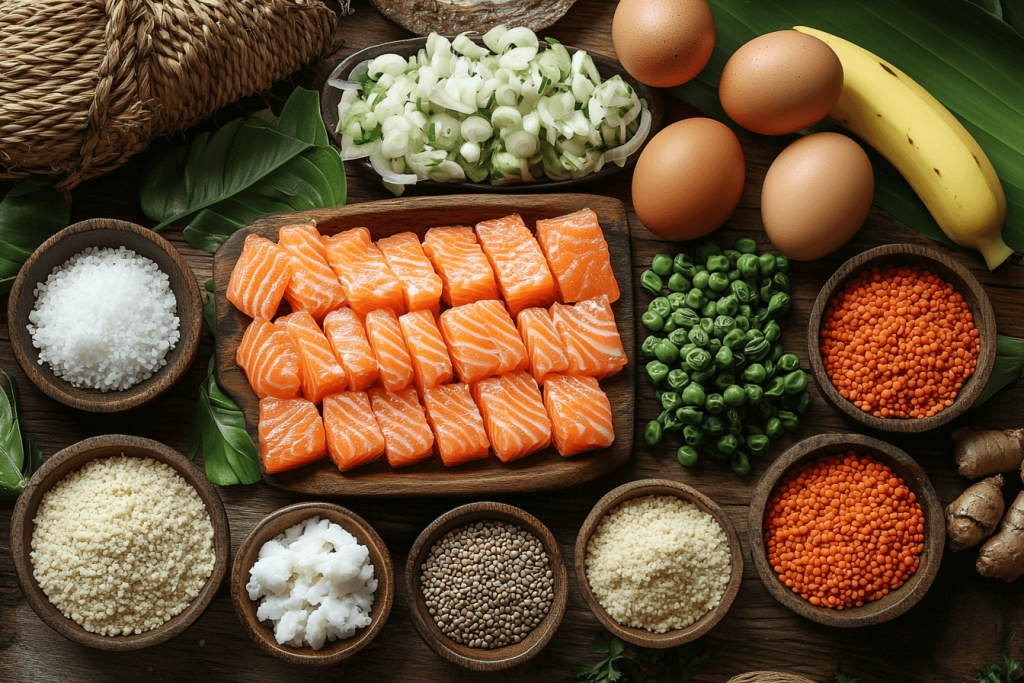 Resep Bakso Salmon & Kuah Lentil Pedas | Bahan-Bahan