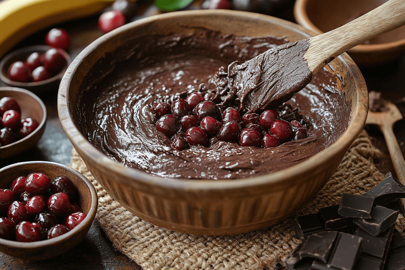 Resep Black Forest Brownies di Bali Indonesia | Langkah-3