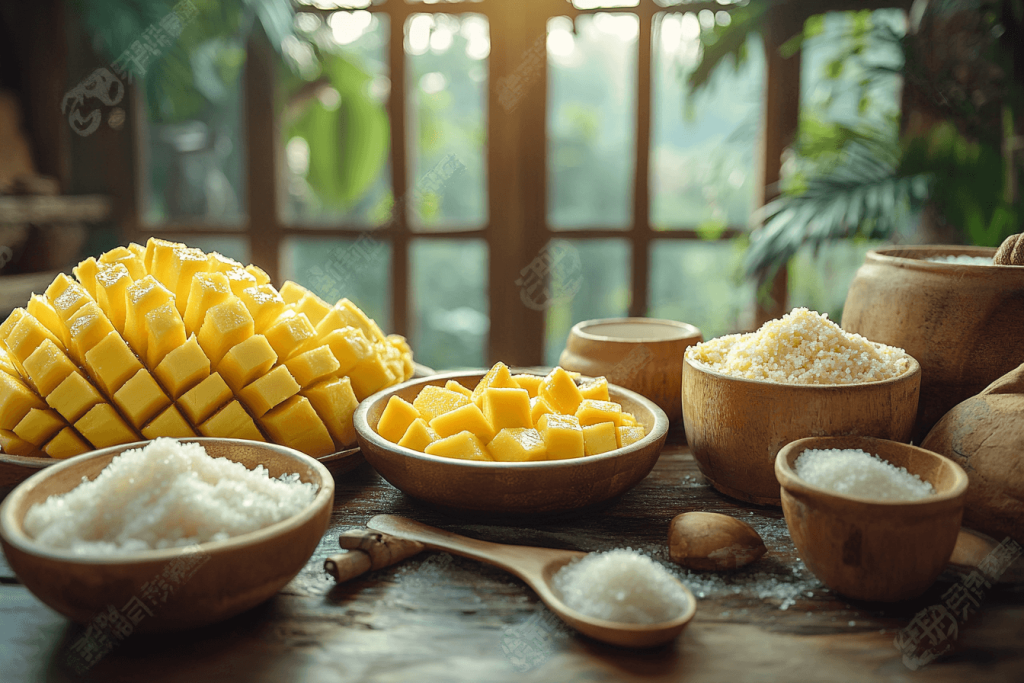 Tropical Mini Milkshake Recipe for Families in Bali | Ingredients