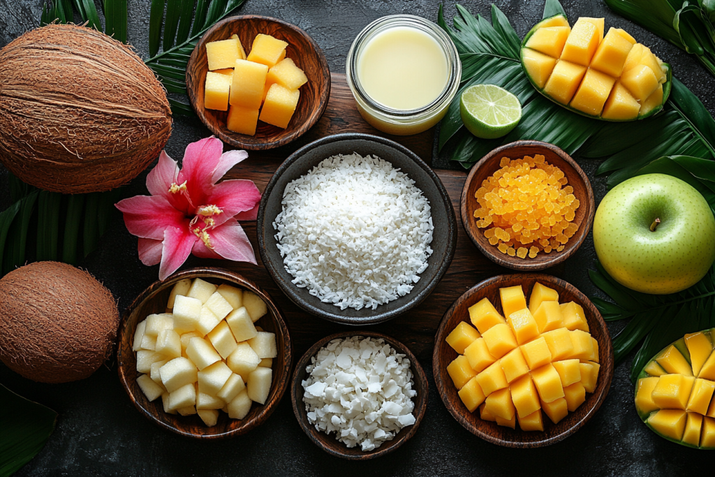 Tropical Apple Doughnuts: A Fun Treat for Families in Bali | Ingredients