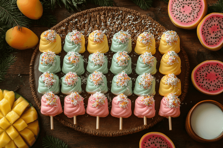 Bali Family Treat: DIY Wreath Meringue Lollies