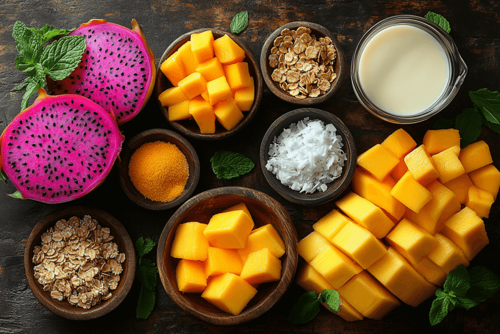 Healthy Fruit Smoothie Recipes for Kids in Bali-Indonesia | Ingredients