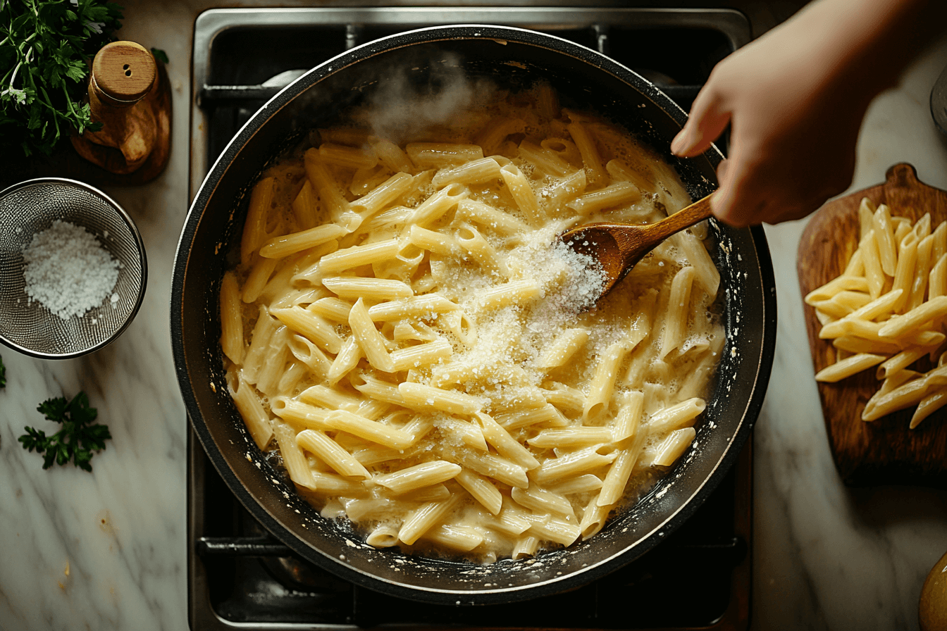 Quick and Easy Chicken Pasta Bake Recipe in Bali, Indonesia | Steps To Prepare-1