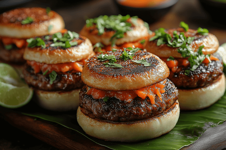 Mini Toast Burgers: A Fun Snack for Kids in Bali, Indonesia