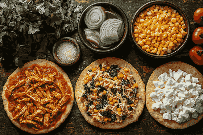 Resep Pizza Ayam Asap & Jagung Manis Favorit Anak di Bali | Bahan-bahan