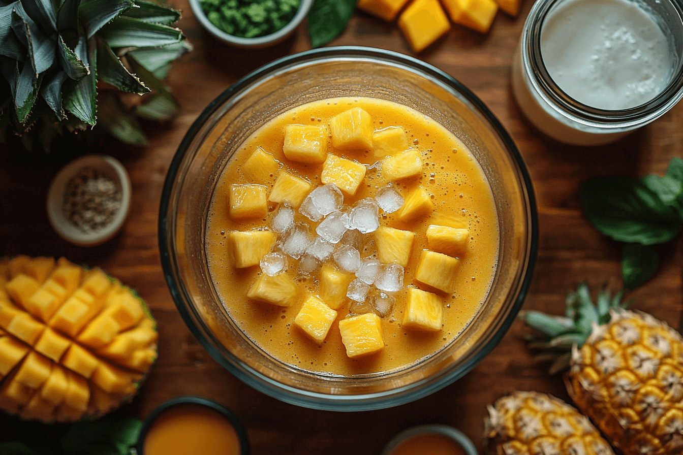 Tropical Smoothie Recipe for Kids in Bali, Indonesia | Steps To Prepare-4