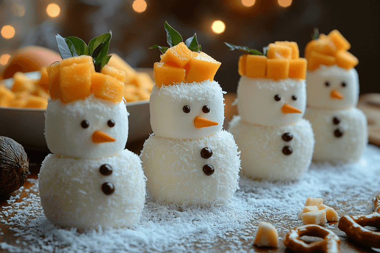 Jolly Marshmallow Snowmen: Fun DIY Treats for Kids in Bali