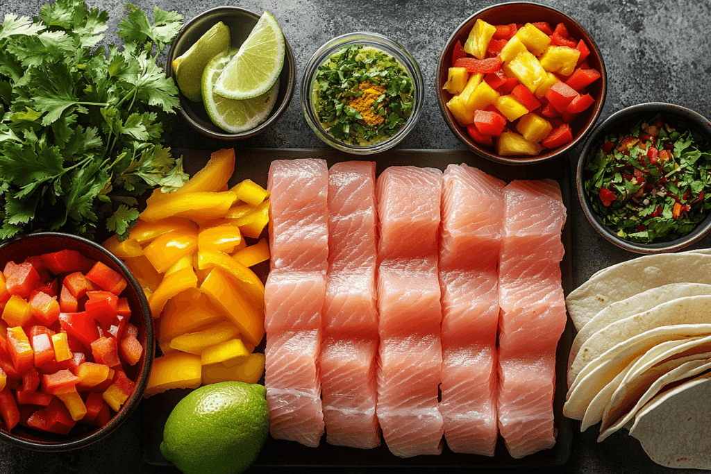 Lightly Spiced Fish Fajitas: Bali Recipe for Families | Ingredients