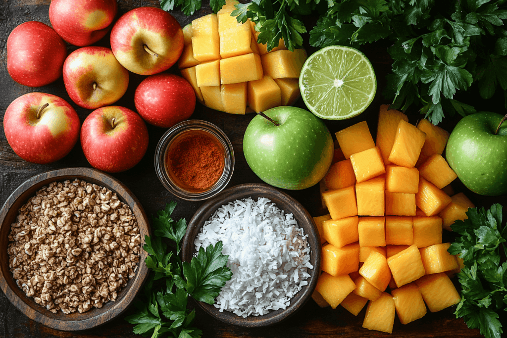 Easy Apple Snacks Kids Will Love in Bali, Indonesia | Ingredients