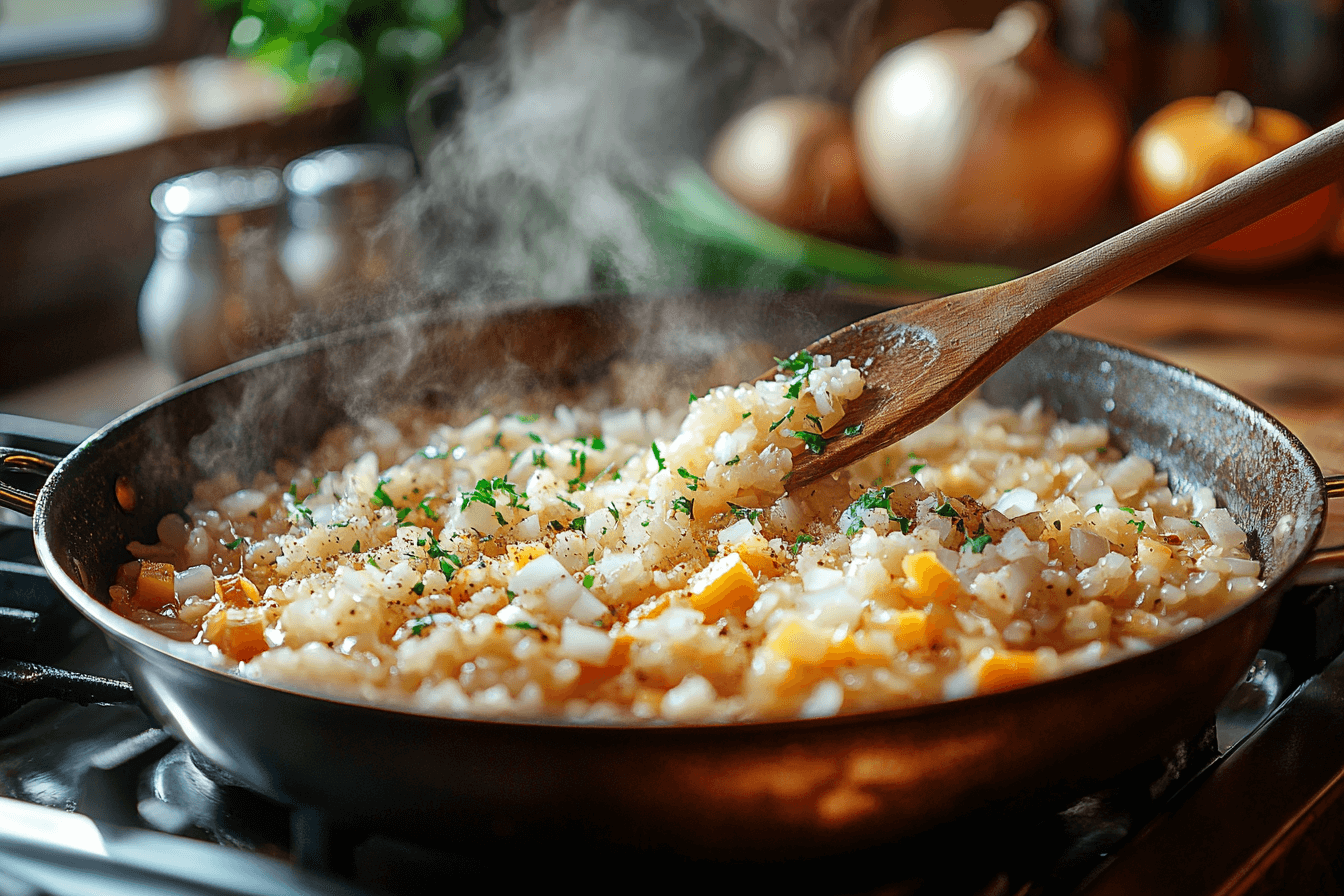 Butternut Pumpkin Baked Risotto Recipe for Kids | Steps To Prepare-2