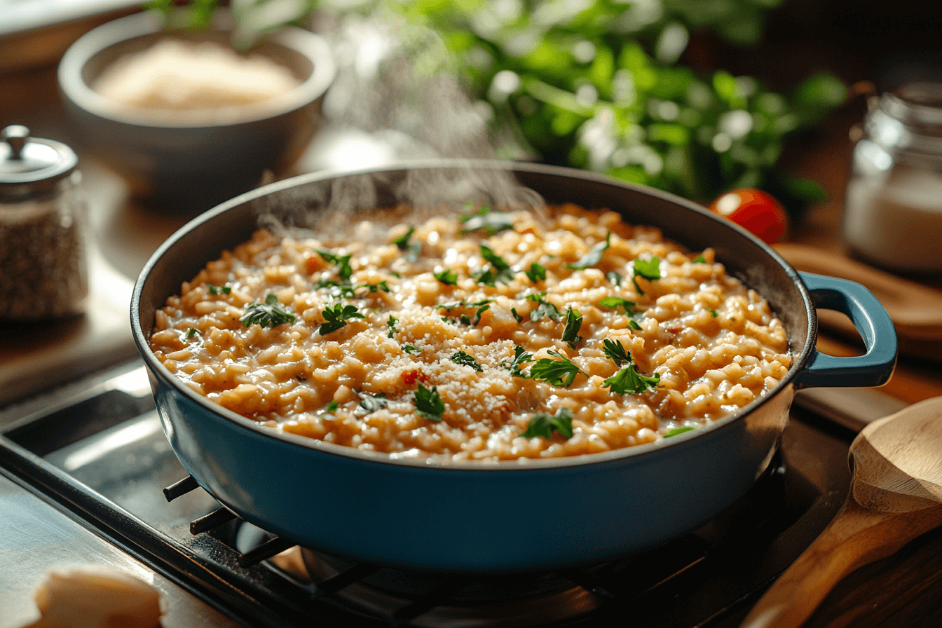 Butternut Pumpkin Baked Risotto Recipe for Kids | Steps To Prepare-6