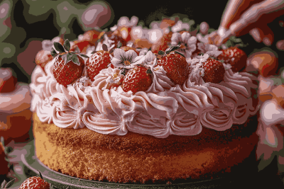 Frosting Stroberi Vegan Sehat yang Disukai Anak di Bali, Indonesia