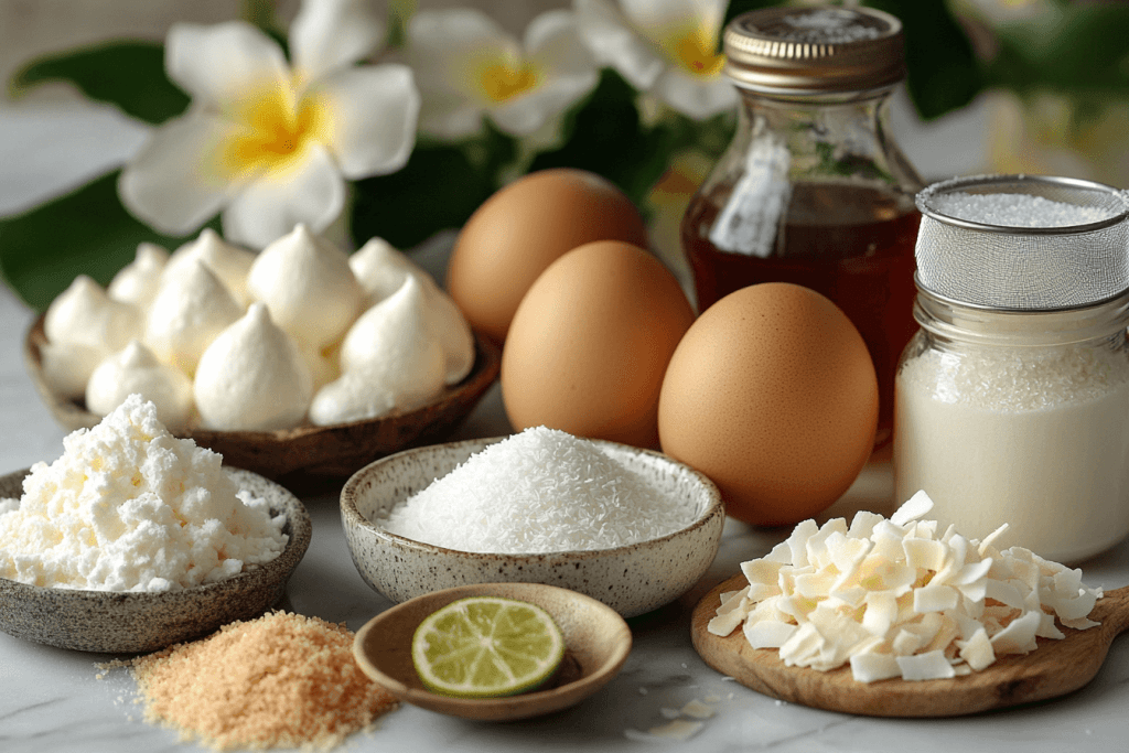 Bali-Inspired Cloud Meringues Recipe for Kids | Ingredients