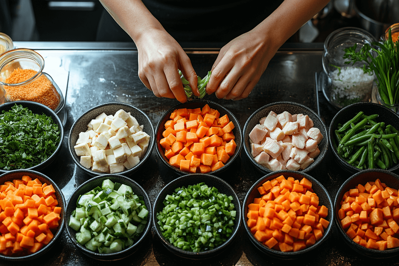 Veggie Chicken Curry Recipe for Kids in Bali, Indonesia | Steps To Prepare-1