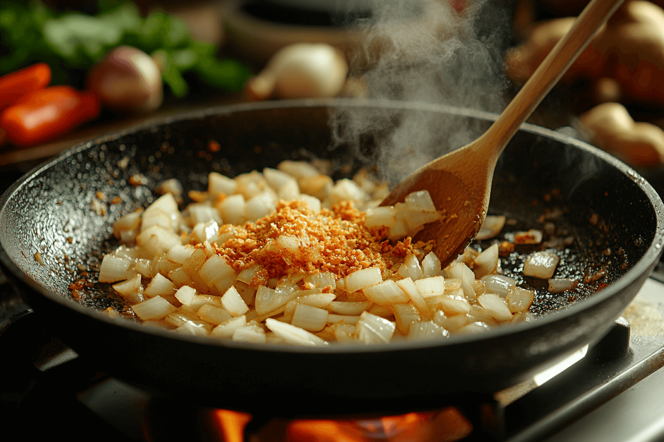Veggie Chicken Curry Recipe for Kids in Bali, Indonesia | Steps To Prepare-3