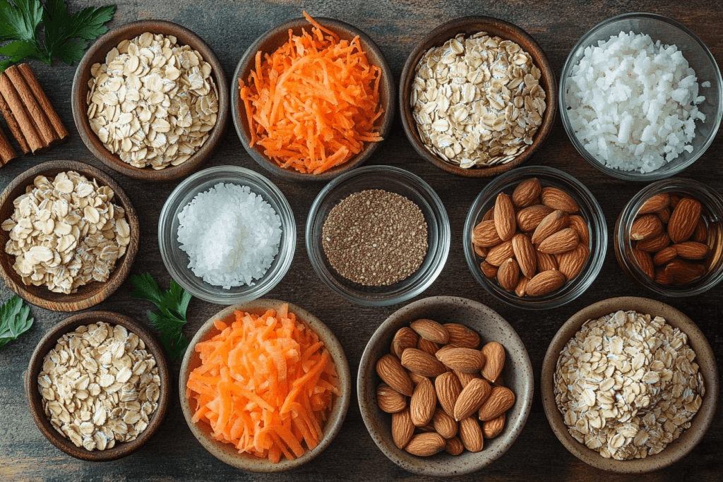 Energy-Packed Carrot Bliss Balls: Easy Recipe for Kids in Bali | Ingredients