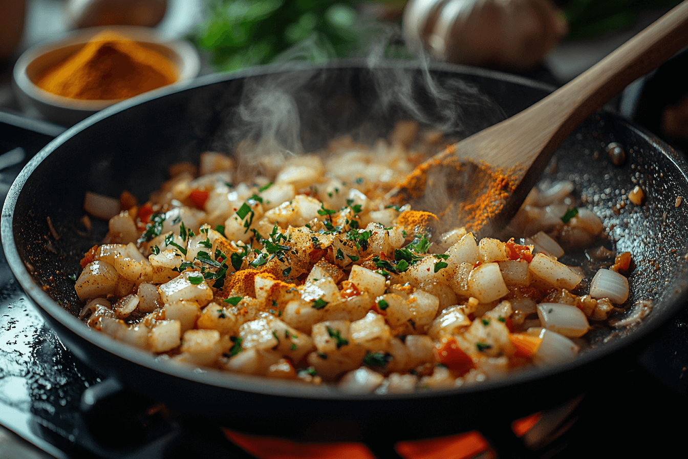 Quick Chickpea Curry Recipe for Kids in Bali, Indonesia | Steps To Prepare-1
