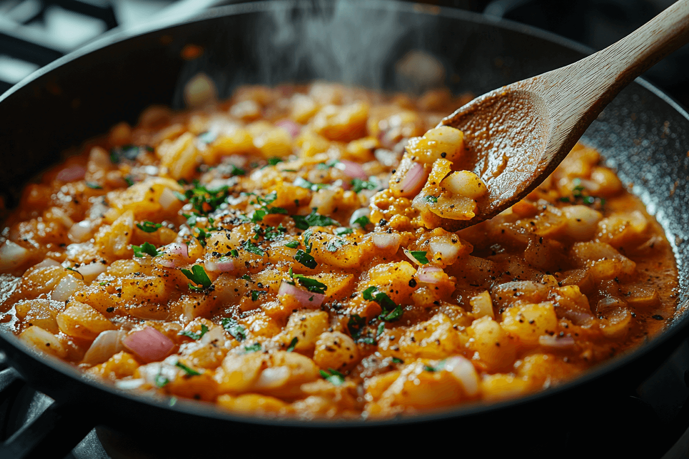 Quick Chickpea Curry Recipe for Kids in Bali, Indonesia | Steps To Prepare-2