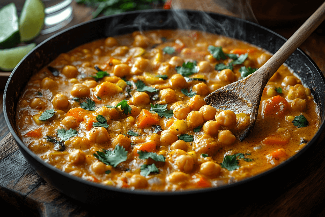 Quick Chickpea Curry Recipe for Kids in Bali, Indonesia | Steps To Prepare-3
