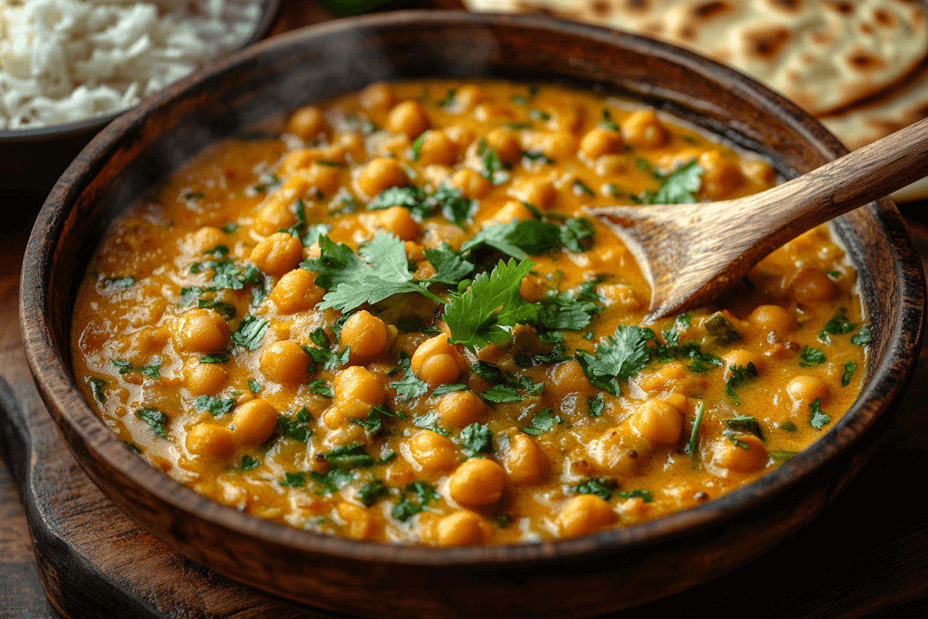 Quick Chickpea Curry Recipe for Kids in Bali, Indonesia | Steps To Prepare-4