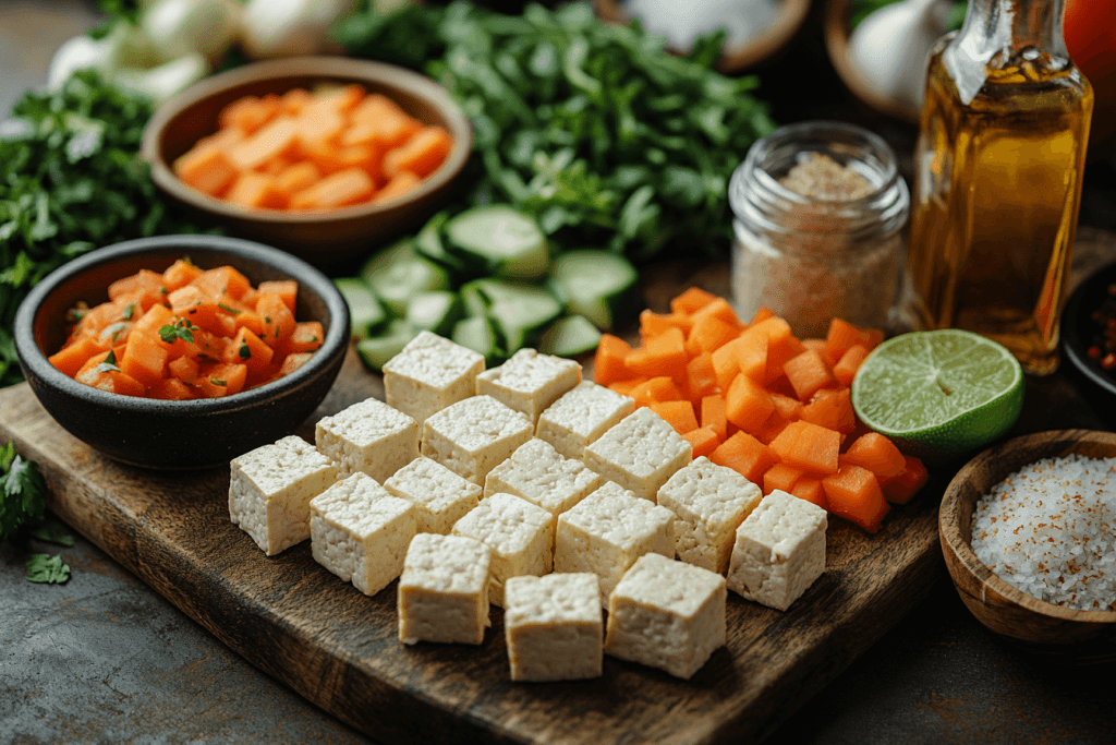 Healthy and Fun Tofu Meals for Kids in Bali, Indonesia | Ingredients