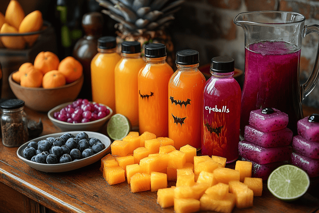 Spooky Halloween Punch Recipe for Kids in Bali | Ingredients