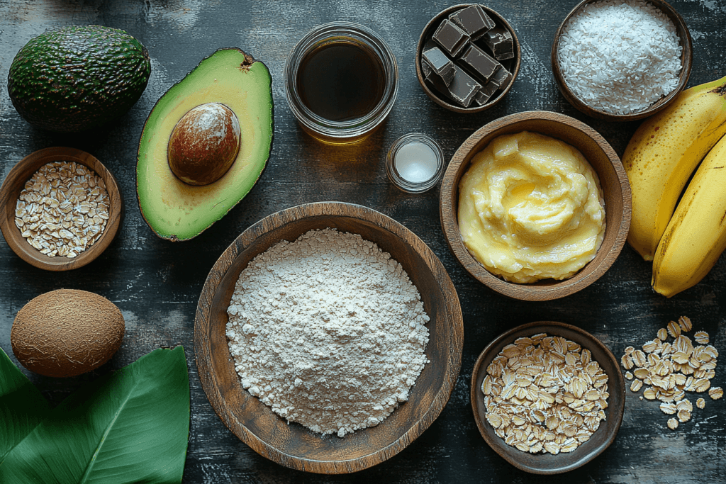 Healthy Avocado Banana Muffins Recipe for Kids in Bali | Ingredients