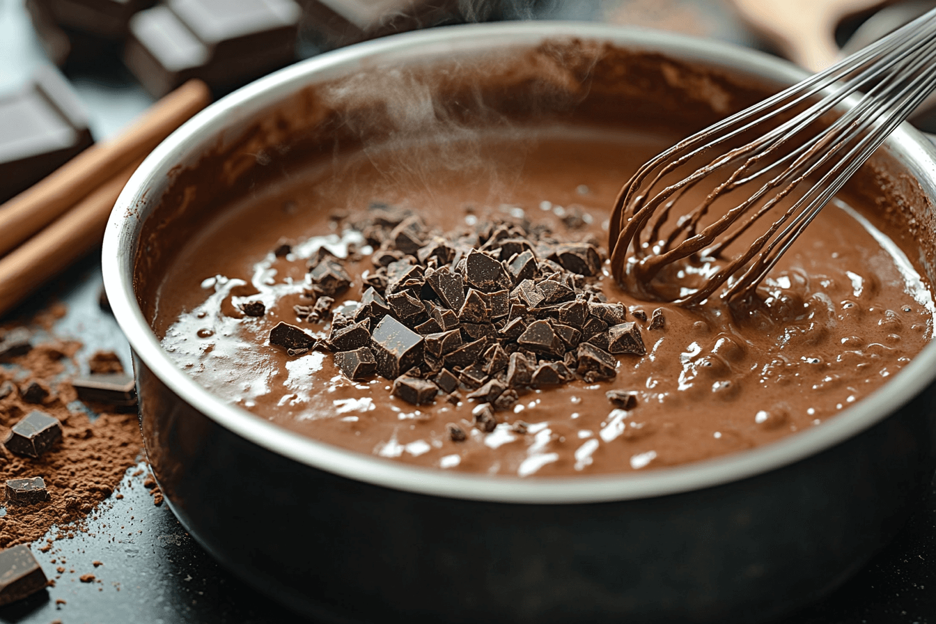 Step 2: Add Cocoa and Chocolate