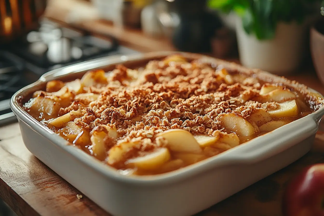 Bali-Inspired Apple Crumble Slice Kids Will Love, Indonesia