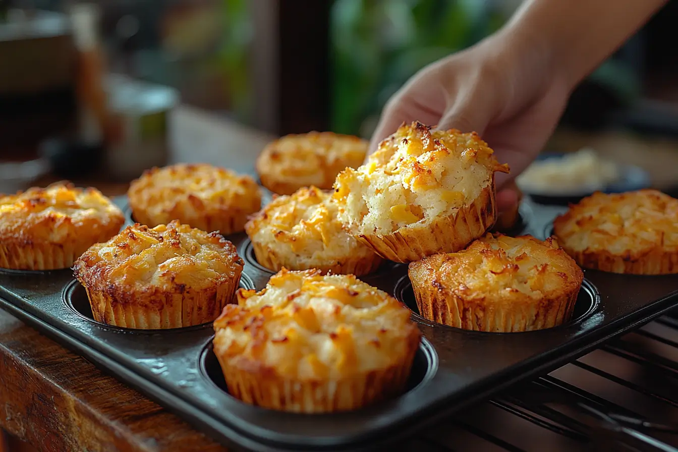Healthy Savoury Muffins Recipe for Kids in Bali, Indonesia