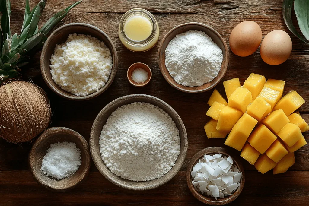 Ingredients for Bali-Inspired Cookies (Serves 4 Kids)