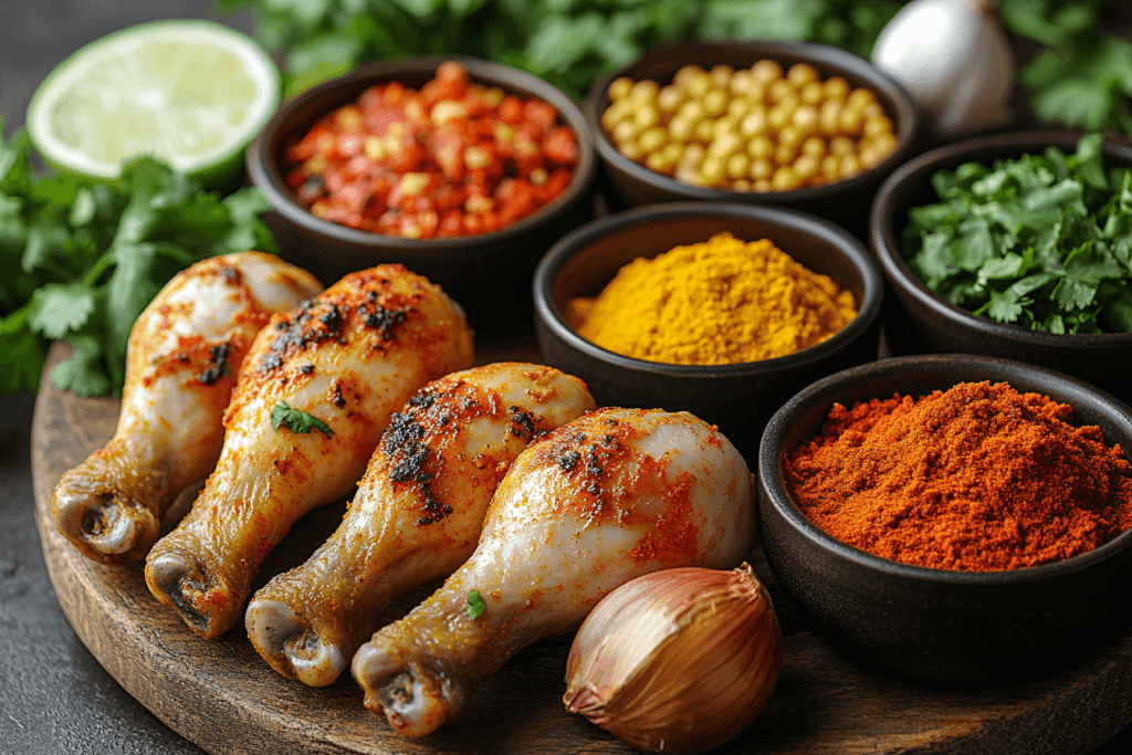 Ingredients for Bali-Inspired Chicken Drumsticks (Serves 4 Kids)