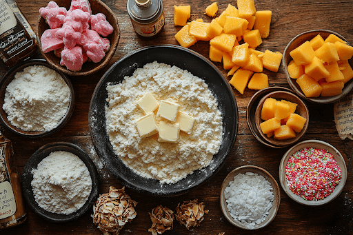 Ingredients for Bali-Inspired Cookies (Serves 4 Kids)