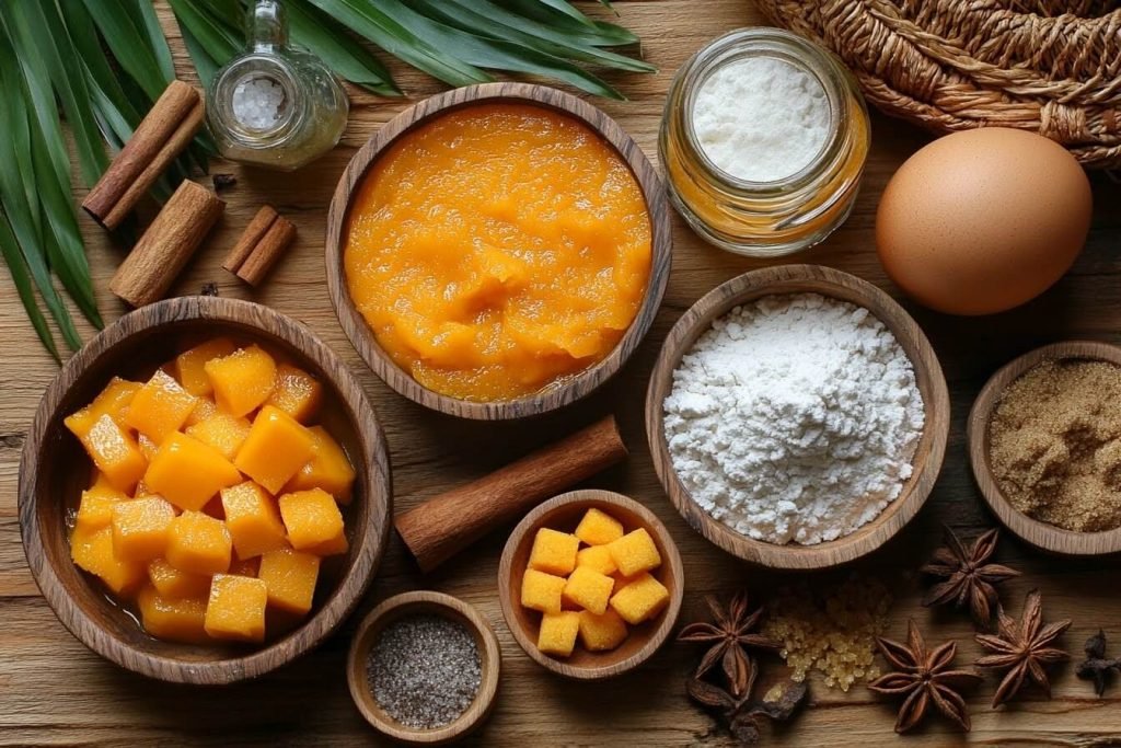 Ingredients for Bali-Inspired Pumpkin Cookies (Serves 4 Kids)